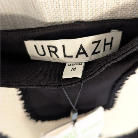 NWT URLAZH Black Overall with Knit Rabbit Sleeveless Midi Dress, size M - Picture 3 of 7